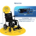 thumbnail image 3 of Journey Fauteuil Électrique Air Elite, Fauteuil Roulant Pliable Motorisé, Conforme TSA, 3 of 9