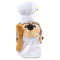 thumbnail image 2 of Chef Hedgehog Dog Toys Chewer - Chef Spike - Large Chubby Low-Pitched Grunting Dog Toy Stuffed Plushie - Hedgehog Dog Chew Toy for All Dogs - 9" - Cute Dog Toys by Lily Anne, 2 of 7