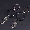 thumbnail image 4 of Retractable Key Chain Reel Steel Cord Recoil Belt Ring Badge Pass Id Card Holder, 4 of 4