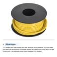 thumbnail image 3 of Uxcell 16AWG Stranded Wire Hookup 10M/33ft Yellow, Electrical Wire UL1007 Spool, 3 of 6