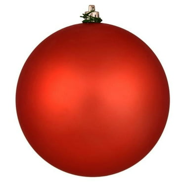 Vickerman 4.75" Bittersweet Matte Ball Ornament, 4 per Bag