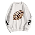 thumbnail image 5 of AnuYalue Women's Sweatshirt Casual Crew Neck Long Sleeve Pullover Shirts Solid Loose Soft Outdoor Basic Top for Fall, 5 of 5