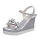 thumbnail image 2 of Zapatos informales con punta abierta para mujer, sandalias cómodas con plataforma y diamantes de imitación, zapatos Wmkox8yii  shjk7964, 2 of 7