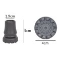 thumbnail image 3 of Replacement Rubber Tips Caps Fits Most Hiking Sticks, Trekking Poles,, 3 of 8