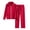 A1_Red, variant on VISALY Women Two Piece Sweat Set Tracksuit Collared Zip Up Sweat Jacket with Pockets Drawstring Straight Leg Sweatpants Matching Soft Athletic Outfits Workout Travel Airport Lounge Sets Black L
