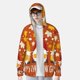 thumbnail image 2 of Balery Happy Thanksgiving Three Gnomes Sudadera ligera de manga larga con capucha y protección solar UPF 50+ para hombre y mujer, ideal para pesca y running-XX-Large, 2 of 7