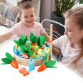 thumbnail image 4 of baby boy girl montessori Harvest Carrot Habilidad Motor Tablero Actividad de Desarrollo Educativo Juguetes de para R SM SunniMix juego de pesca, 4 of 8