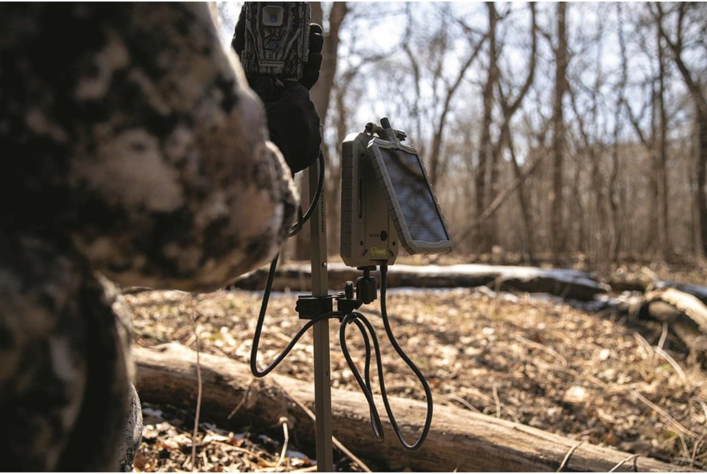 HME Trail Camera 5000 mAh Solar Panel Battery