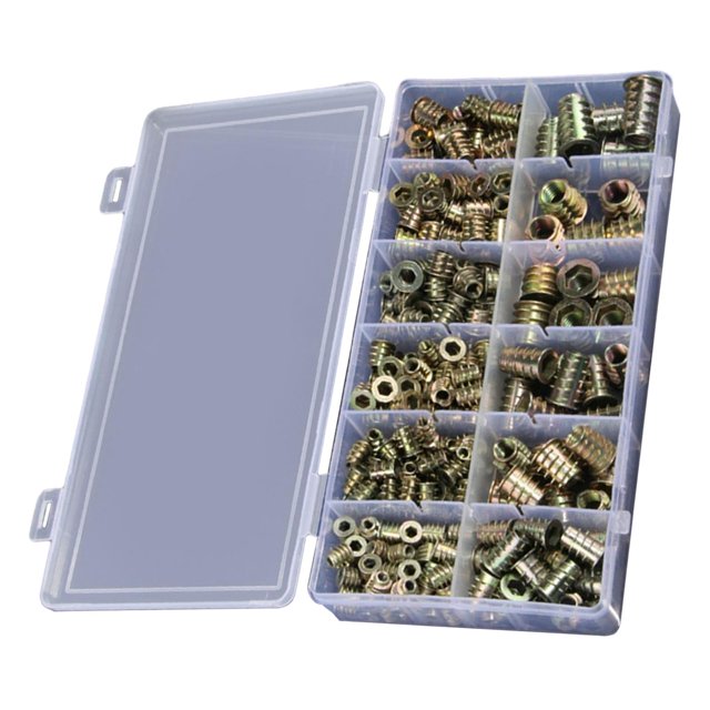 273 piezas /M5/M6/M8/M10 tuercas de inserción roscadas, de herramientas de surtido de remaches roscados de surtido de insertos roscados para Yotijar Tuercas de inserción roscadas
