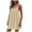 Beige, variant on Open Back Summer Dress for Women Spaghetti Strap Summer Beach Flowing Sundress Swing Solid Color Sundress Coffee M