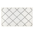thumbnail image 3 of My Magic Carpet Machine Washable Rug Medina Moroccan Diamond Ivory 3' X 5' 3' x 5', 3 of 6