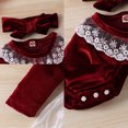 thumbnail image 4 of IDOPIP Toddler Baby Girls Velvet Tutu Dress Kids Xmas Ruffle Tulle Princess Dress Fall Winter Clothes, 4 of 7