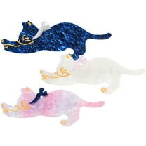 Hemoton 3 Pcs Cat Claw Clips Cat Hair Claw Cat Hairpin Eye-catching Hair Clip Miss 9x4cm