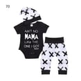 thumbnail image 1 of Sonducket 3 piezas de ropa de bebé, camiseta de manga corta infantil, mameluco, pantalones, gorra conjuntos de ropa Grillwerkzeuge, 1 of 6