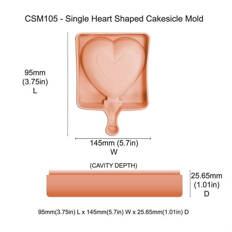 Cakesicle Mold: Heart