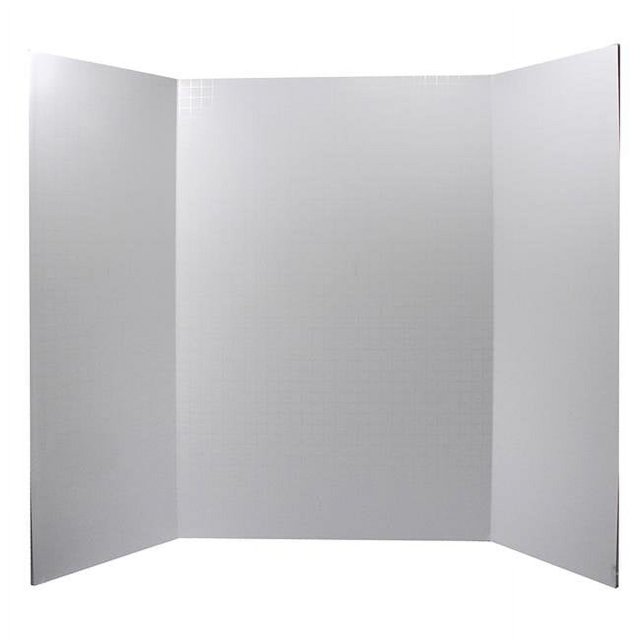 Pacon PACCAR12080 Ghostline Tri-Fold Foam Board, White