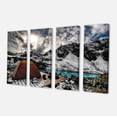 thumbnail image 2 of Camping au-Dessus du Lac Turquoise - Impression sur Toile Paysage, 2 of 3