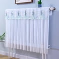 thumbnail image 4 of Radiator Dust Cover Fabric Household Anti Smoke Decorative Curtain All Inclusive, 4 of 8