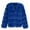 Blue, variant on BiZtdJrK Womens Cropped Faux Fur Jackets Long Sleeve Open Front Fleece Cardigans Solid Casual Fluffy Plush Coats Going Out Tops Limited Time Sale Blue XXL