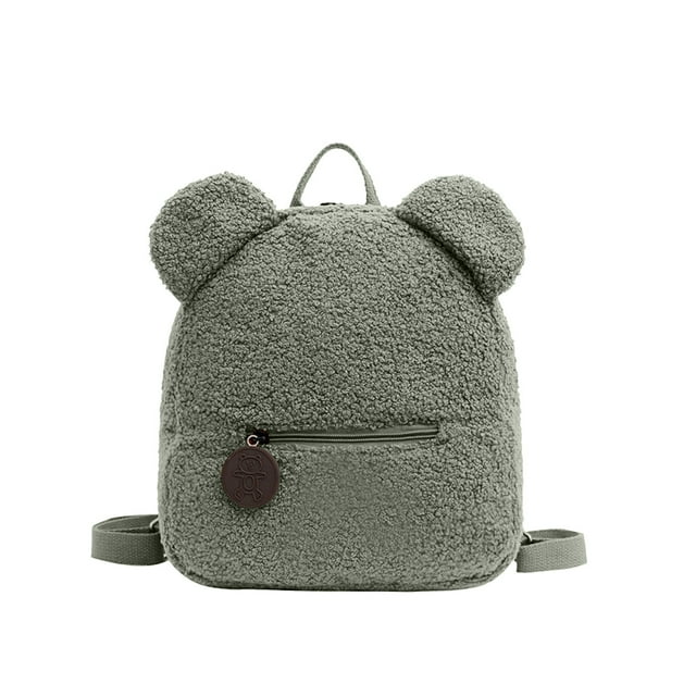 Backpack for Kids,Teddy Bear Ears Backpack Cute Bear Ears Lambskin Backpack Kids Pack Backpacks for Kids,Teddy Bear Backpack