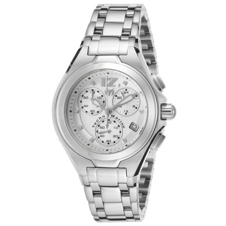 Technomarine Tm-215022 Women's Manta Neo Classic Chrono Ss Silver-Tone Dial Watch