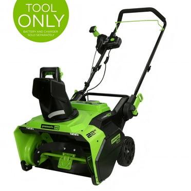 Greenworks SN60L02 Pro 60-Volt 22-in Single-stage Cordless Electric Snow Blower（Tool Only）