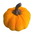 thumbnail image 2 of Velvet Pumpkin Decorations - Assorted Color Soft Plush Faux Pumpkins for Fall Centerpieces,Thanksgiving Table,and Harvest Home Decor,Yellow, 2 of 7
