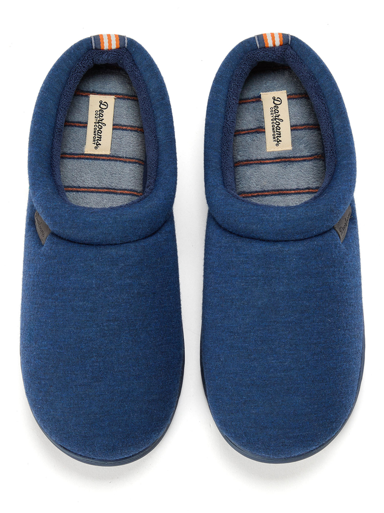 Dearfoams Cozy Comfort Men's Jersey Clog Slippers photo 2