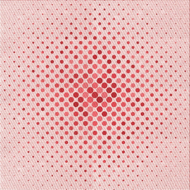 Ahgly Company Machine Washable Indoor Square Transitional Pink Bubble Gum Pink Area Rugs, 7' Square