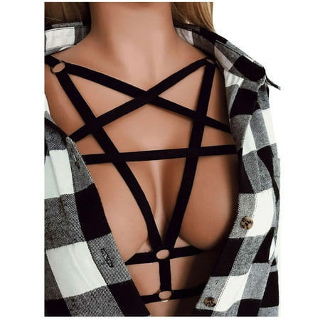 

Bustier Lace Cage Out Elastic Tops Camisole Women Bra Bra Hollow Tank