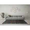 thumbnail image 3 of Ahgly Company Indoor Rectangle Persian Light Blue Traditional Area Rugs, 2' x 5', 3 of 4