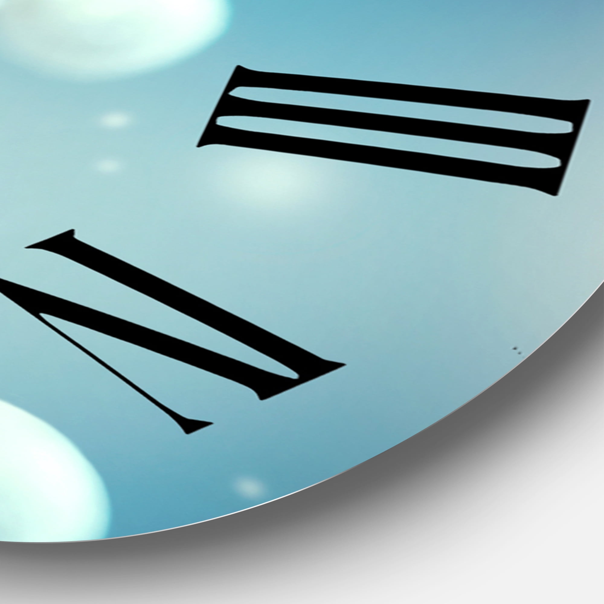 Designart 1 in Modern,Contemporary Wall Clock