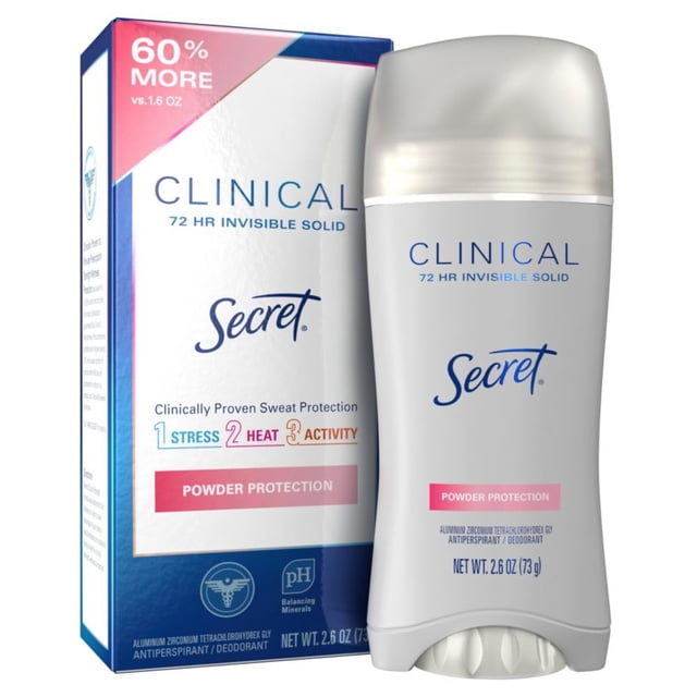 Desodorante antitranspirante Secret Clinical Strength para mujer, 75 ml