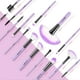 thumbnail image 5 of Set de brochas de maquillaje Vander Professional, 32 unidades, con funda, color morado, 5 of 9