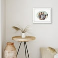 thumbnail image 4 of Americanflat 11x14 Picture Frame with Oval-Shaped Mat Shatter-Resistant Glass elevate cherished photos - White, 4 of 9