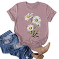thumbnail image 5 of Sgkm T Shirts for Women Graphic Tees Sunflower Shirts Vintage Tops Oversized Tshirts for Women XXL, 5 of 8