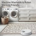 thumbnail image 5 of ODIKA 4'x6' Machine Washable Non-Slip Area Rug, Stylish Profile Contemporary Cutout High Traffic Rug, Gray, 136741, 5 of 7