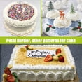 thumbnail image 4 of Boquillas 1M/4B/2D/1A/D66, ideales para hornear, cupcakes, pasteles y galletas, juego de puntas de manga pastelera grandes de acero inoxidable, 5 piezas, para decorar pasteles, 4 of 8