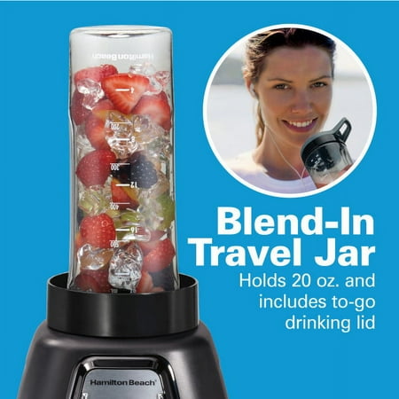 Hamilton Beach - MultiBlend 51-Oz. Blender - Black