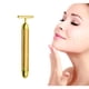 thumbnail image 3 of Masajeador de rostro dorado de 24 K, kit masajeador facial en forma de "T". Antiedad/arrugas, levantamiento instantáneo de la cara, estiramiento de la piel, 3 of 4