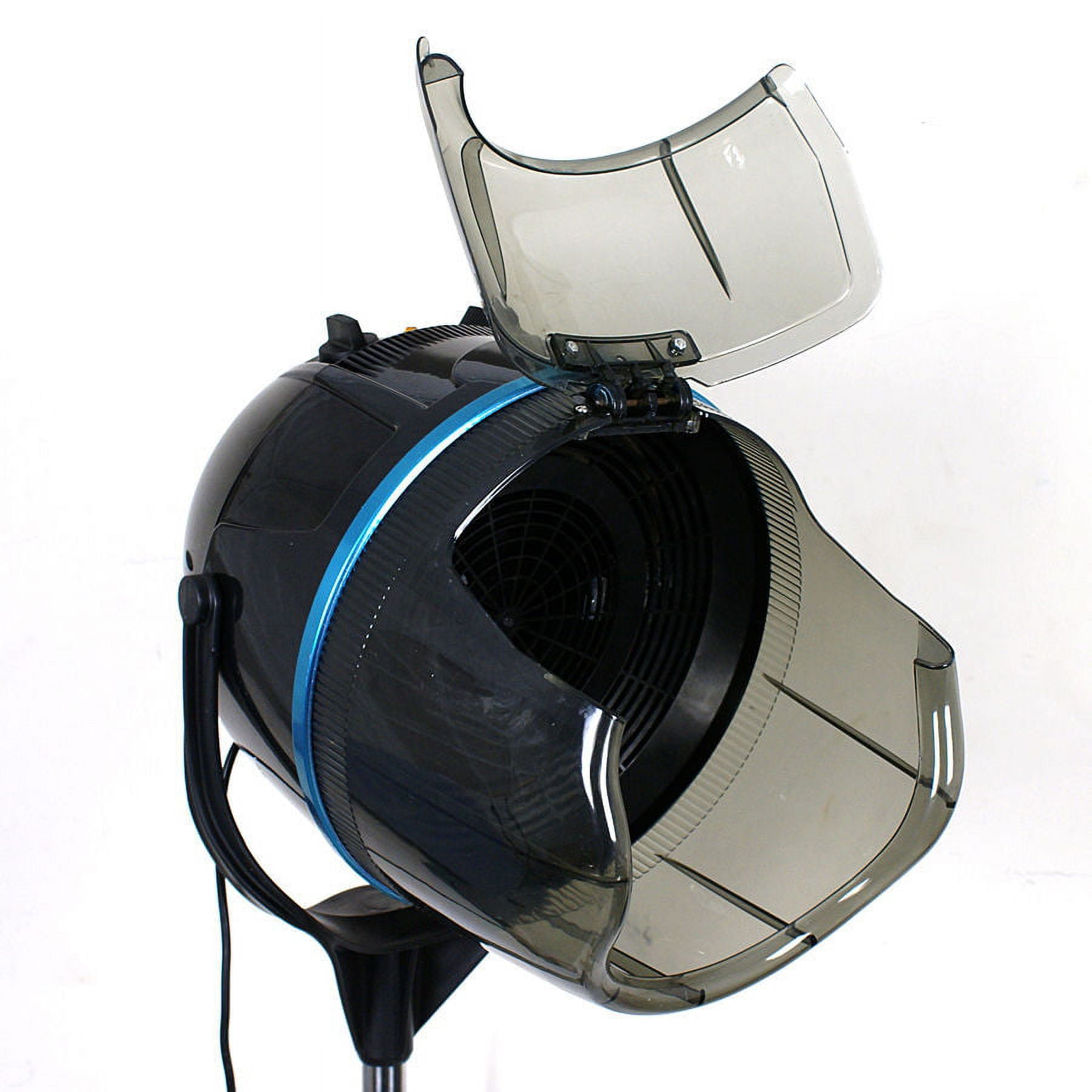 ZENSTYLE Professional 1300W Adjustable Hooded Floor Hair Bonnet Dryer Stand Up Rolling Base with Wheels Salon Equipment