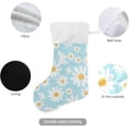 thumbnail image 3 of Coolnut Christmas Stocking Personalized Daisy Large Candy Stocking Hanging Gift Xmas Stockings Decoration 1 PC for Family Holiday Party Ornaments Decor Fireplace, 3 of 7