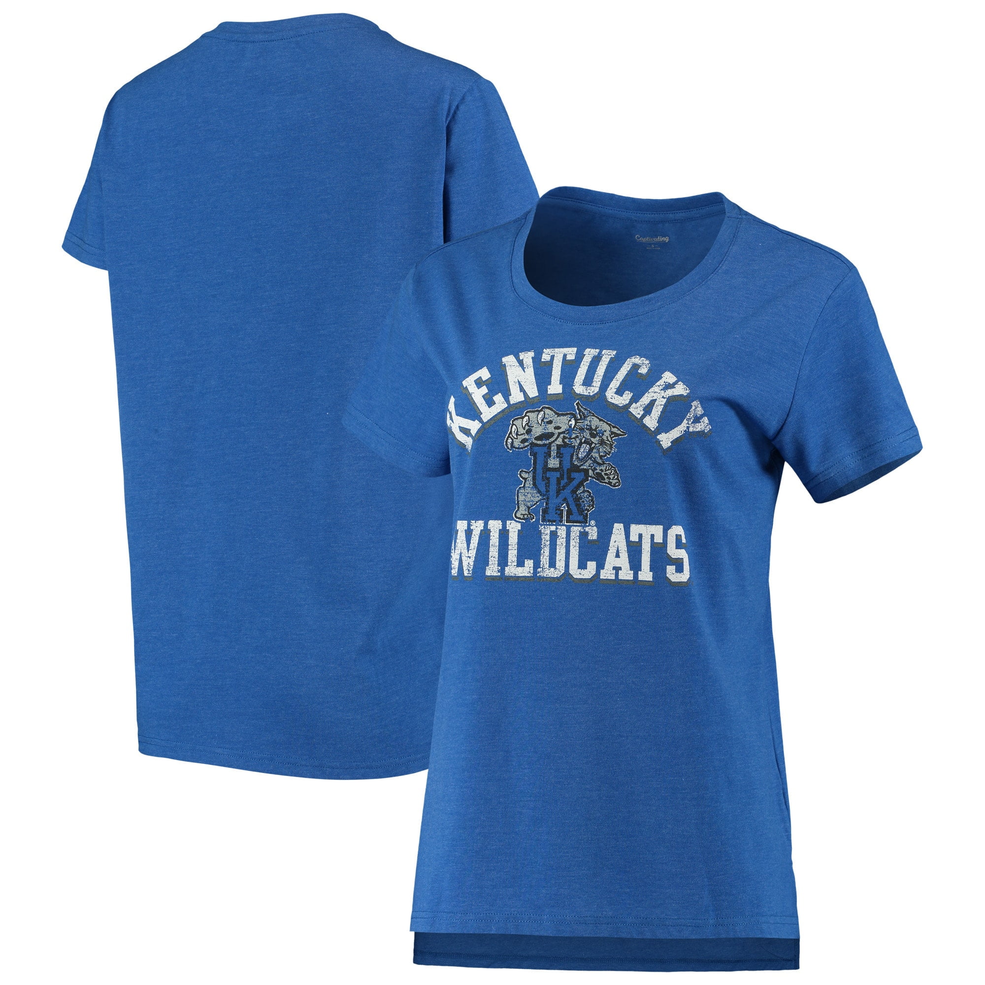 Women's Heathered Royal Kentucky Wildcats High-Low T-Shirt - Walmart ...