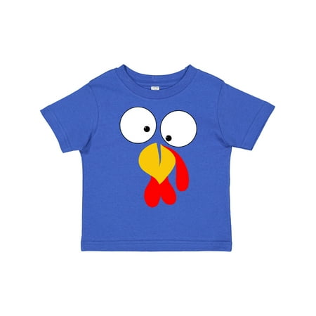

Inktastic Thanksgiving Goofy Turkey Face Gift Toddler Boy or Toddler Girl T-Shirt
