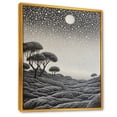 thumbnail image 2 of Designart "Starry Dreams In Shades Of Gray" Coastal Coral Under Water Floater Framed Wall Art Prints, 2 of 5