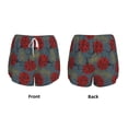 thumbnail image 5 of Lsque Ladybug Printed Women's Running Shorts with Liner Pockets,Elastic Quick Dry Workout Athletic Gym Yoga Shorts,Womens High Waist Shorts-Small, 5 of 9