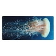 thumbnail image 2 of Disketp White Jellyfish Dansing in the Ocean Gaming Mouse Mat Long Extended Mouse Pad Desk Mat Non-Slip Rubber Mice Pads Stitched Edges(315.5 x 16 x 0.12 Inches), 2 of 8