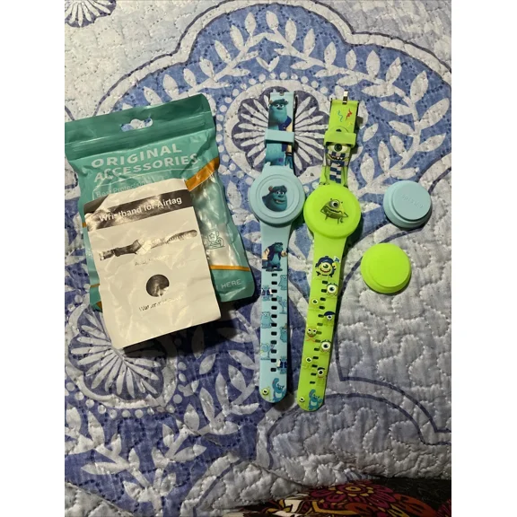 VIGOR- Qty 2 Boys Girls Children Kids Tracker Airtag Watch Bracelet Wristband Toddlers