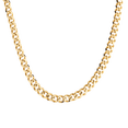 thumbnail image 1 of Cadena para Hombre Cubana LUCKMAN, Acero Inoxidable con Baño Oro 18k o Color Plata, Modelo Caleb dorado UNITALLA, 1 of 7