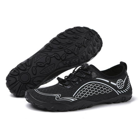 Cyiecw Mens Womens Water Shoes Aqua Shoes Non-Slip Swim Shoes Quick-Drying Beach Shoes Hiking Water Shoes Breathable Running Shoes Soft Cycling Shoes Yoga Shoes